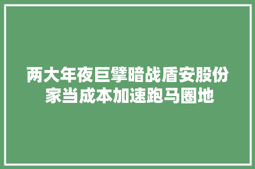 两大年夜巨擘暗战盾安股份 家当成本加速跑马圈地,格力电器股票。