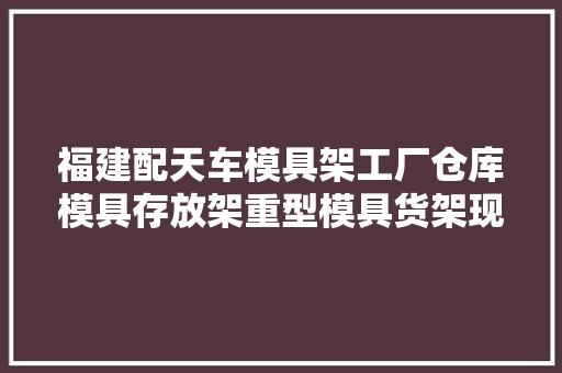 福建配天车模具架工厂仓库模具存放架重型模具货架现货