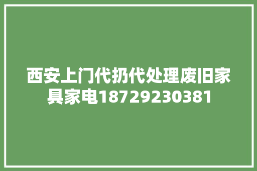 西安上门代扔代处理废旧家具家电18729230381,废旧光伏板回收处理设备。