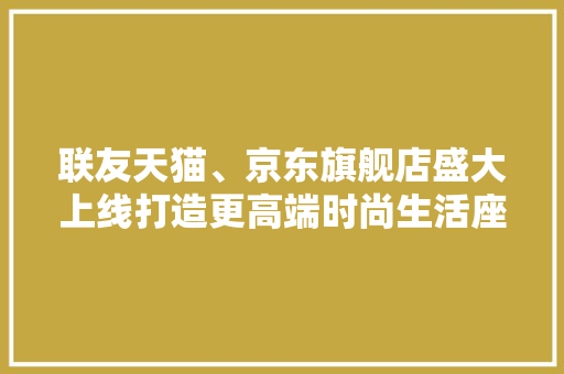 联友天猫、京东旗舰店盛大上线打造更高端时尚生活座椅