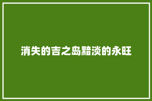 消失的吉之岛黯淡的永旺
