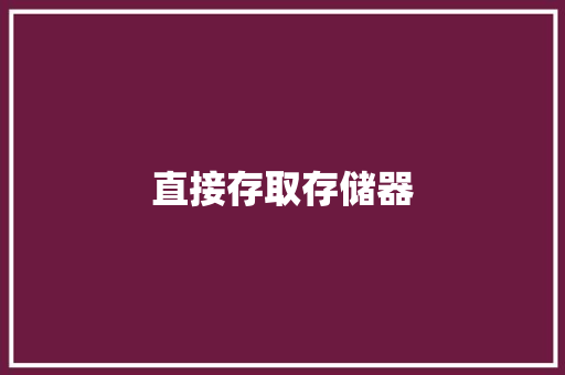 直接存取存储器