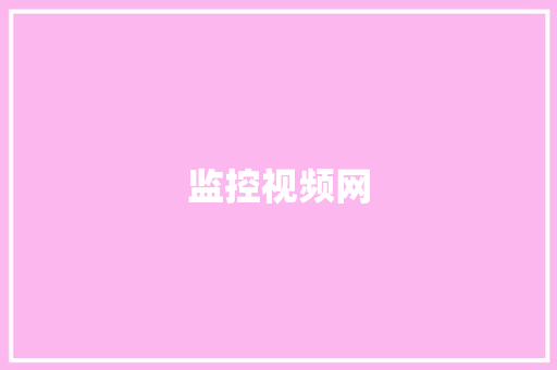 监控视频网
