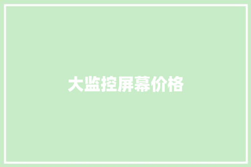 大监控屏幕价格,放大镜。