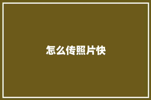怎么传照片快,宽带办理哪个最便宜。
