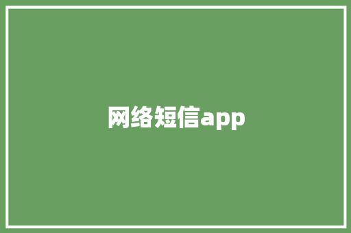 网络短信app