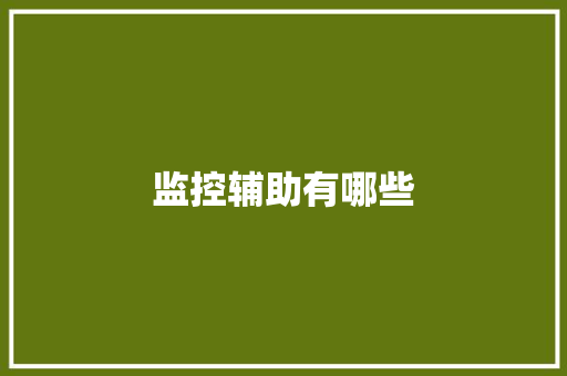 监控辅助有哪些,硬盘坏了怎么把数据弄出来。
