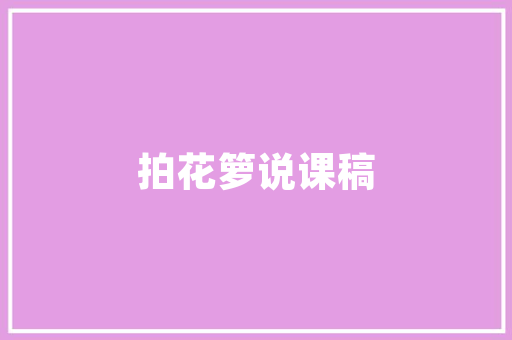 软件设计测试流程设计与工作实行