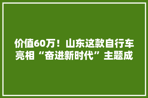 价值60万！山东这款自行车亮相“奋进新时代”主题成就展不是因为贵