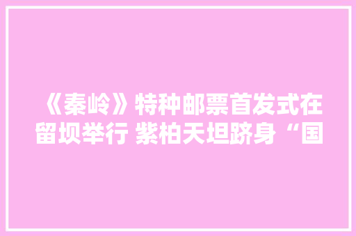 《秦岭》特种邮票首发式在留坝举行 紫柏天坦跻身“国家咭片”