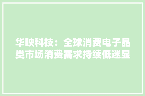 华映科技：全球消费电子品类市场消费需求持续低迷显示行业仍处于行业周期低谷行业竞争加剧