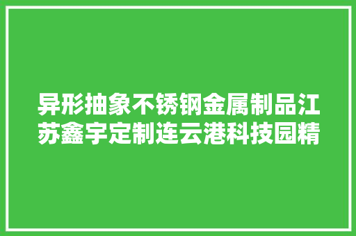 异形抽象不锈钢金属制品江苏鑫宇定制连云港科技园精神碉堡雕塑