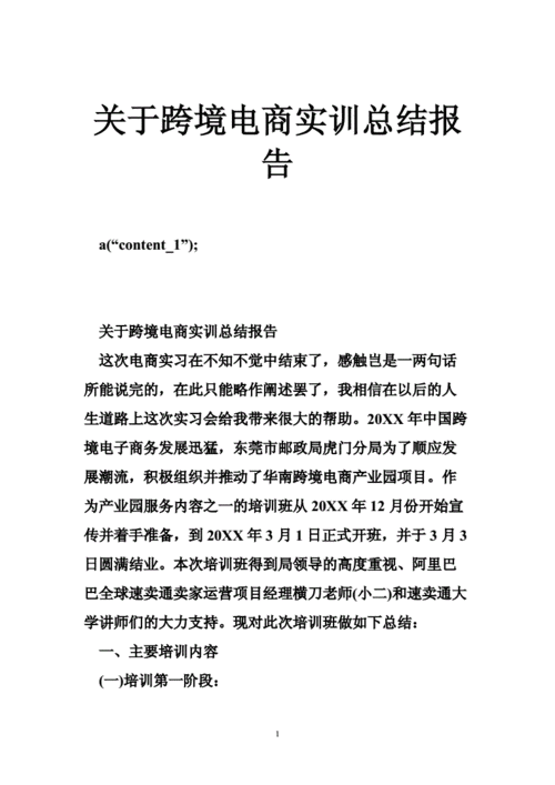跨境电商实验总结与体会 互联通信 跨境电商实验总结与体会 跨境电商实验总结与体会 互联通信