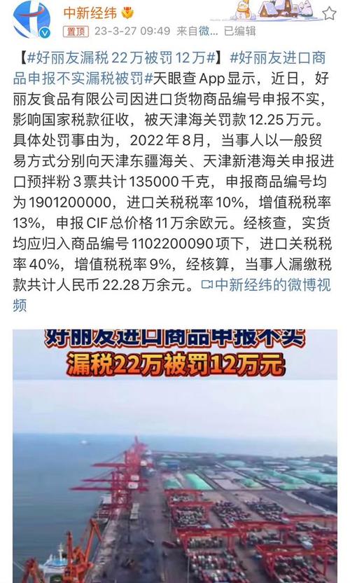 漏税22万被罚12万?好丽友回应:因货品商品编号申报有误被罚 人工智能 漏税22万被罚12万?好丽友回应:因货品商品编号申报有误被罚 漏税22万被罚12万?好丽友回应:因货品商品编号申报有误被罚 人工智能