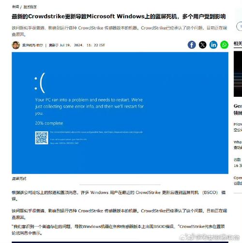 冤大年夜头?微软蓝屏乱象欧盟或成替罪羊?到底谁才是祸首祸首? 互联通信 冤大年夜头?微软蓝屏乱象欧盟或成替罪羊?到底谁才是祸首祸首? 冤大年夜头?微软蓝屏乱象欧盟或成替罪羊?到底谁才是祸首祸首? 互联通信