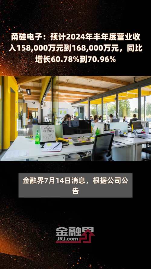甬矽电子估量2024年1-6月营业收入158,000万元至168,000万元同比上年增长60.78%至70.96% 人工智能 甬矽电子估量2024年1-6月营业收入158,000万元至168,000万元同比上年增长60.78%至70.96% 甬矽电子估量2024年1-6月营业收入158,000万元至168,000万元同比上年增长60.78%至70.96% 人工智能