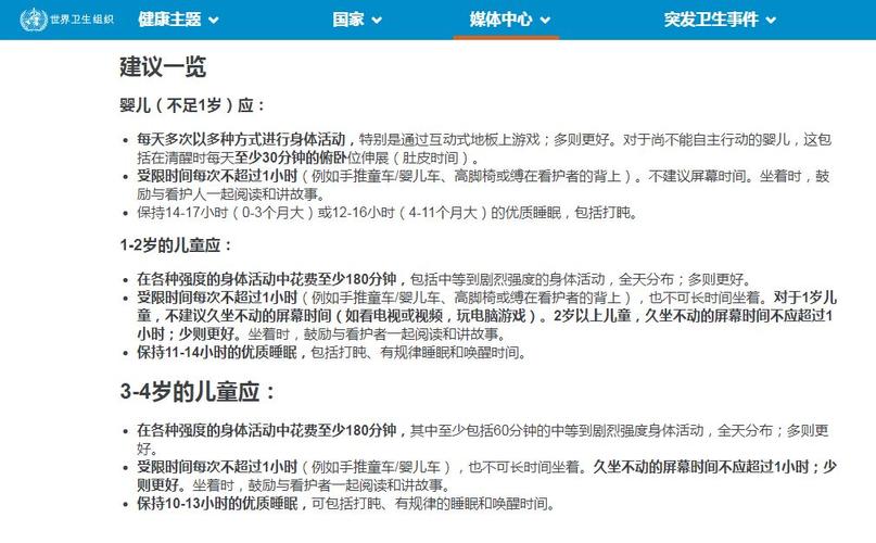 世界卫生组织:各年事段孩子若何运用电子产品? 人工智能 世界卫生组织:各年事段孩子若何运用电子产品? 世界卫生组织:各年事段孩子若何运用电子产品? 人工智能