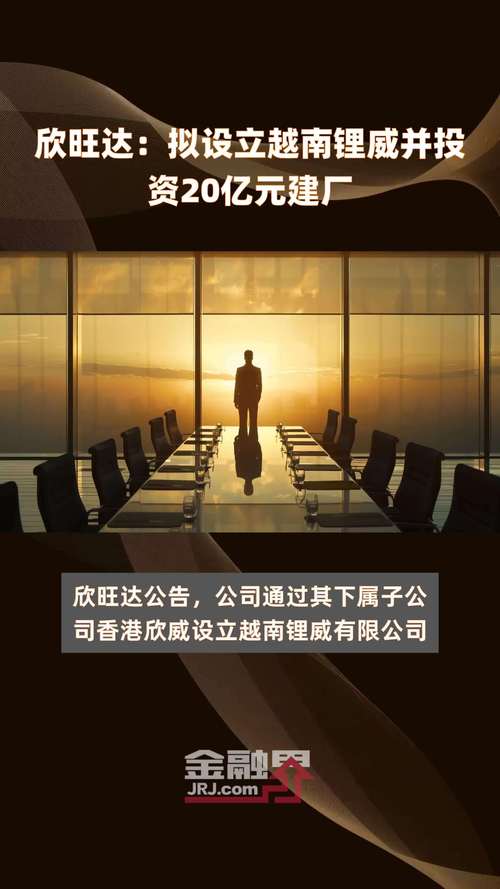 欣旺达拟投资20亿越南建厂 人工智能 欣旺达拟投资20亿越南建厂 欣旺达拟投资20亿越南建厂 人工智能
