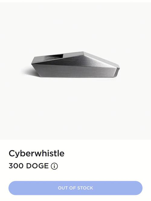 趣闻 | 特斯拉爆款周边又来了?Cyber口哨已在国内上架价格350元 人工智能 趣闻 | 特斯拉爆款周边又来了?Cyber口哨已在国内上架价格350元 趣闻 | 特斯拉爆款周边又来了?Cyber口哨已在国内上架价格350元 人工智能