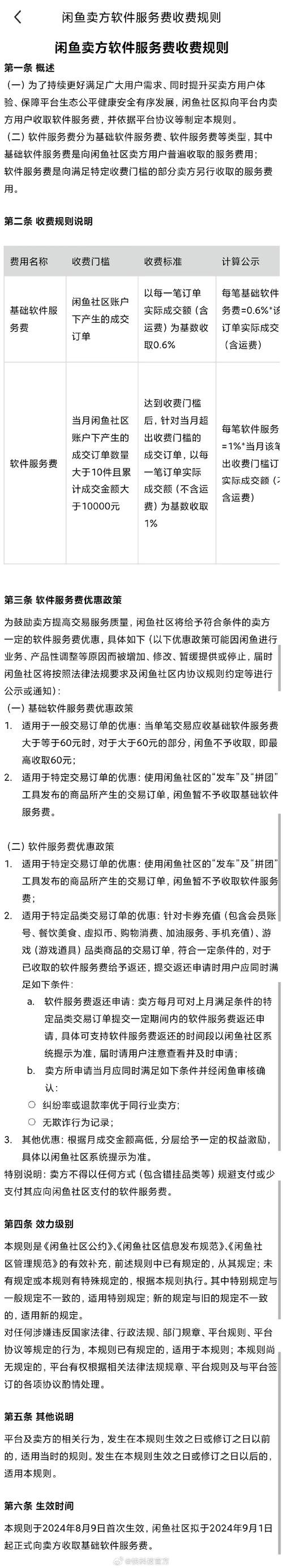 天猫:9月起将取消做事年费闲鱼:9月起将向卖家收取0.6%的做事费 互联通信 天猫:9月起将取消做事年费闲鱼:9月起将向卖家收取0.6%的做事费 天猫:9月起将取消做事年费闲鱼:9月起将向卖家收取0.6%的做事费 互联通信