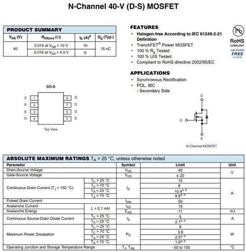 FDS847-NL场效应管:技能规格参数、工作事理与应用电路全解析 智能科技 FDS847-NL场效应管:技能规格参数、工作事理与应用电路全解析 FDS847-NL场效应管:技能规格参数、工作事理与应用电路全解析 智能科技