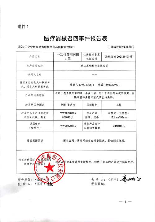 两家重庆公司召回缺陷产品 涉及9820个防尘面罩 两家重庆公司召回缺陷产品 涉及9820个防尘面罩 智能家居