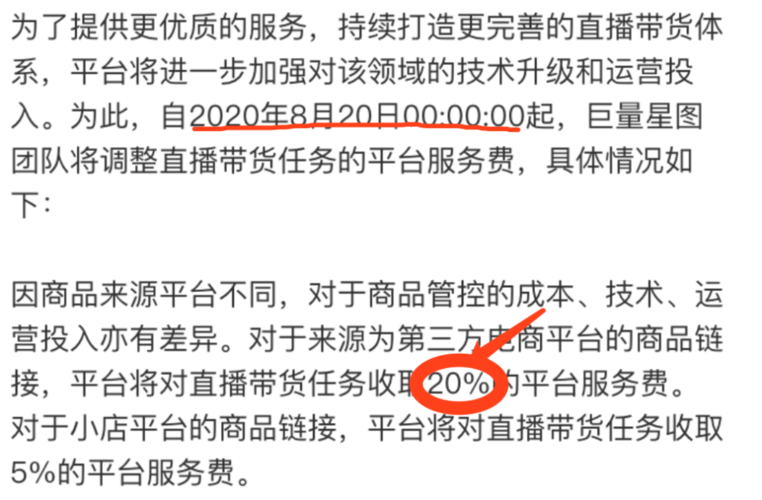 抖音带货新政：外链平台做事费从5%增至20%意欲何为？ 抖音带货新政：外链平台做事费从5%增至20%意欲何为？ 人工智能