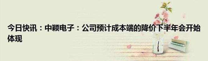 中颖电子：产品高端化特色化2022年晶圆采购成本较高-将协商降低成本有国产替代潜力计划将进军汽车电子市场及工业物联 中颖电子：产品高端化特色化2022年晶圆采购成本较高-将协商降低成本有国产替代潜力计划将进军汽车电子市场及工业物联 智能科技