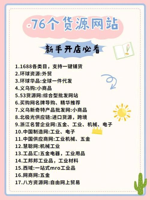 新手开店不要错过这四十六个“货源网站 新手开店不要错过这四十六个“货源网站 互联通信