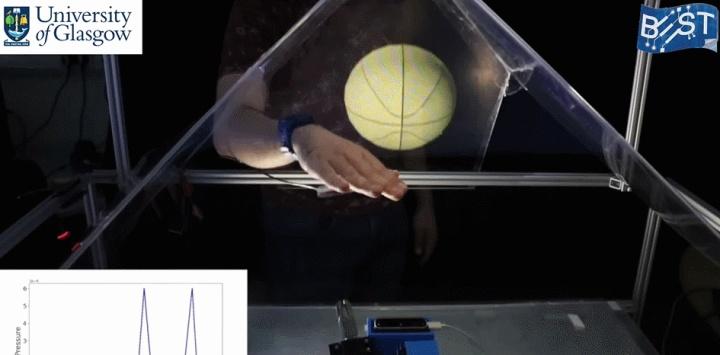 科学家发明能摸到的3D全息投影拍虚拟篮球触感似乎真球 互联通信 科学家发明能摸到的3D全息投影拍虚拟篮球触感似乎真球 科学家发明能摸到的3D全息投影拍虚拟篮球触感似乎真球 互联通信