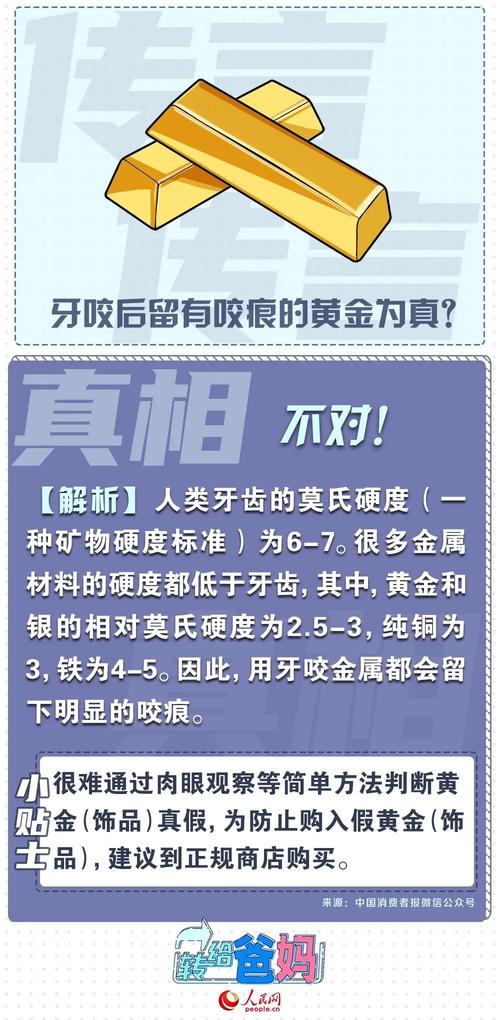 买黄金别再用牙咬了五种方法教您若何辨别真假再也不怕被忽悠