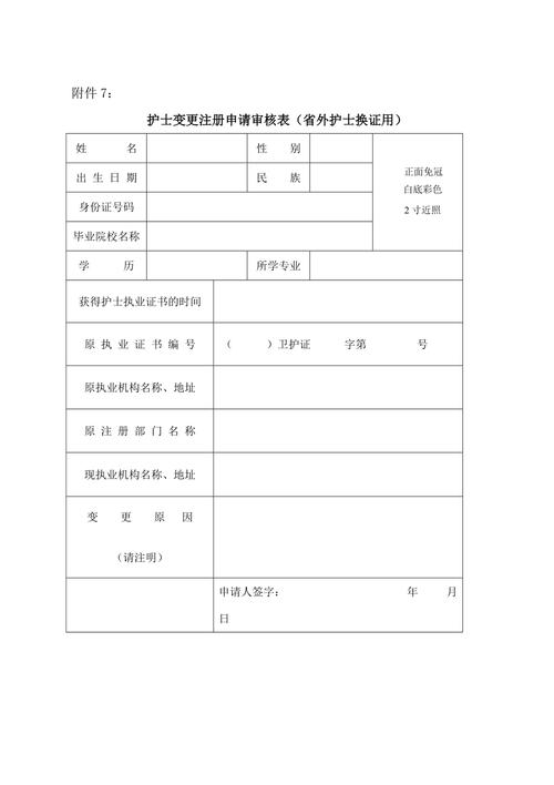 护士变更申请表 人工智能 护士变更申请表 护士变更申请表 人工智能
